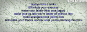 your family think your happymake your ex see you're better off without ...