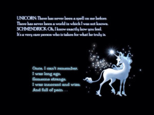 The Last Unicorn Quote