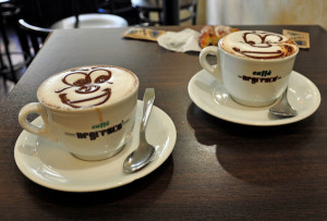 cappuccino in Italy… is something that should make you smile!