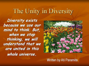 The Unity in Diversity