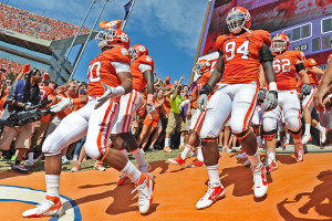 ... down the hill, traditions of Clemson University in South Carolina