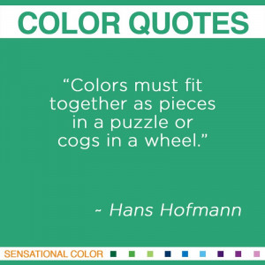 Color Quotes By Hans Hofmann