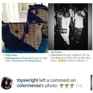 ... Carter Throws Major Shade at Christina Milian on Instagram [Photos