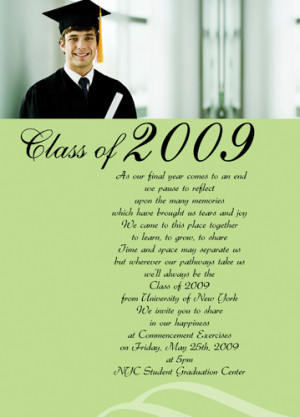 Examples of Graduation Announcements Quotes http://designbetty.com ...