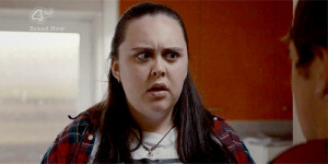 my gifs My Mad Fat Diary rae x finn look at them being all perfect ...