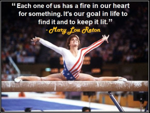 Mary Lou Reton; loved gymnastics and I still look forward to the ...
