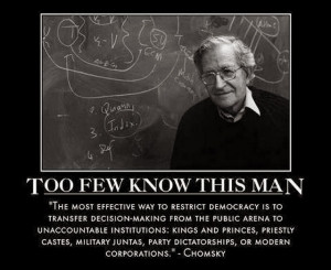 Noam Chomsky on losing democracy