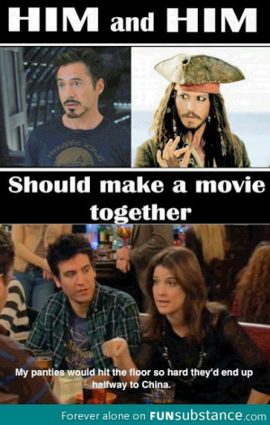 Robert Downey Jr & Johnny Depp should do a movie together ...