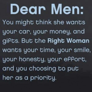That's what a real women needs