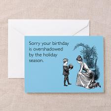 Birthday Overshadowed Greeting Card for