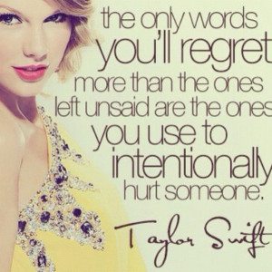 Taylor Swift Quotes Regret