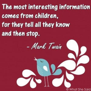 Mark twain quotes sayings children information