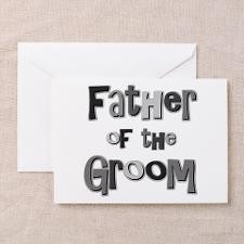 Father of the Groom Wedding Party Greeting Card for