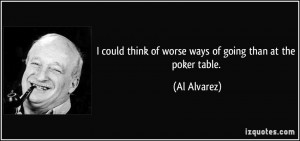 Now, if, as I think, writing should be, it's a kind of risky trade.