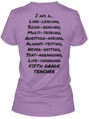 am a 5th Grade Teacher T-Shirt