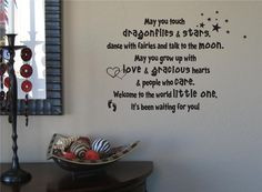 Dragonfly Quotes | May you touch Dragonflies 30x22 Wall Quote ...