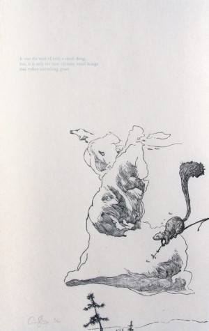 start of only a small thing but it is only the sum of many small ...