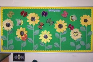 Sunflower Bulletin Board Idea For Spring