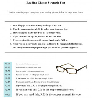 How To Find the Right Strength Reading Glasses