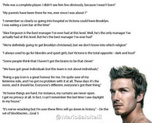 David Beckham's greatest quotes