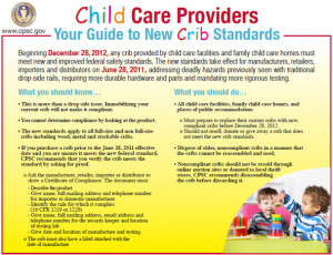 CPSC Guide to New Crib Standards (Download as a PDF 490K)