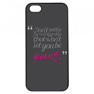 Relationship Settlement Quotes iPhone 5 Case