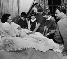 Billy Graham and wife Ruth Bell Graham with their children: Virginia ...