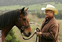 Monty Roberts and Shy Boy at Buelton in California