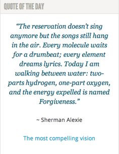 lesson from sherman alexie more lessons sherman alexie quotes quotes ...