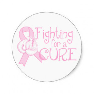 Fighting For A Cure Stickers