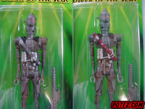 The released IG-88's gun is silver, not grey.