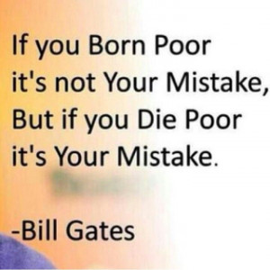 Bill gates quote about money
