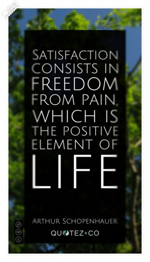 The positive element of life quote