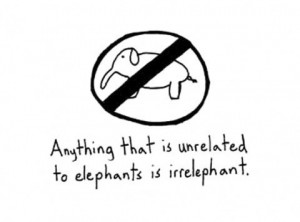 Anything Unrelated is Irrelephant