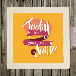 Smile. PRINTABLE POSTER. Typography quote by RapsodiaPrintables, $3.50