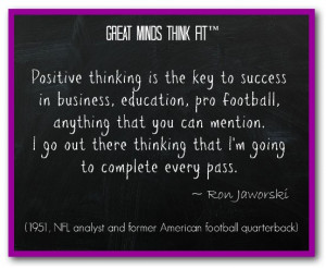 Famous Football Quote by Ron Jaworski