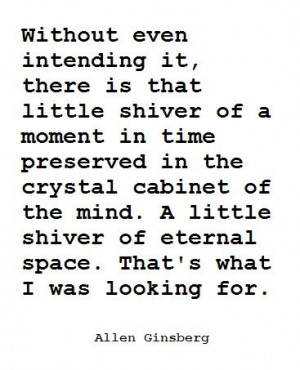... of eternal space that s what i was looking for allen ginsberg # quotes