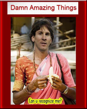 Very Creative and Funny Messi Images