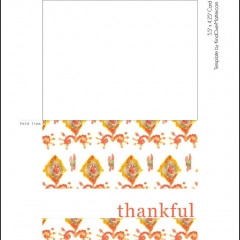 Thank you card printable.