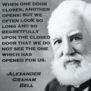 Alexander Graham Bell QUOTE - Printed Patch - Sew On - Vest, Bag ...