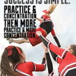 The formula for success is simple: practice & concentration then more ...