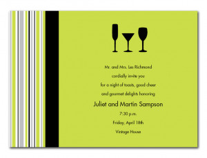 Business Cocktail Party Invitations