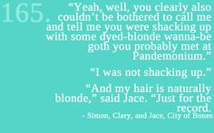 Simon, Jace is a natural blonde!! xD