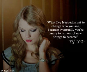 Taylor Swift -- you are my idol.