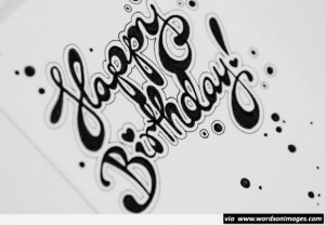 Happy birthday tu...