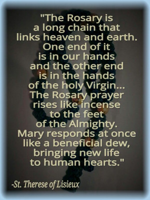 we need to pray the rosary