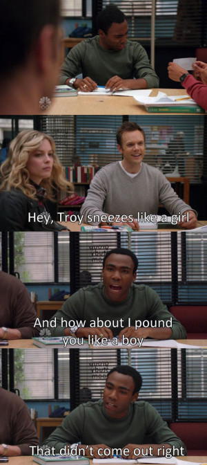 funny Community Donald Glover quote