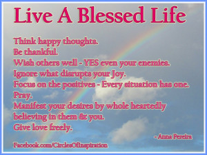 live a blessed life