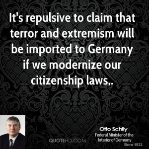 It's repulsive to claim that terror and extremism will be imported to ...