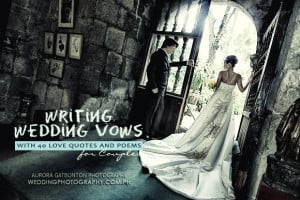 Writing Wedding Vows With